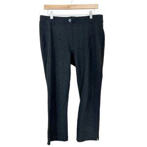 Betabrand Gray Crop Classic Dress Pants Sz L